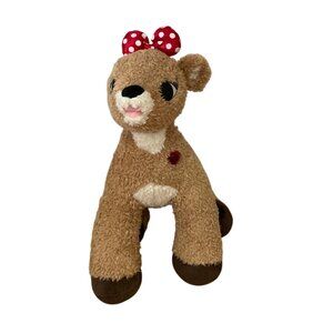 Build-A-Bear Workshop Clarice Reindeer Talking Plush Christmas Rudolph VIDEO